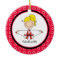 Cute Blonde Haired Cheerleader Christmas Ornament