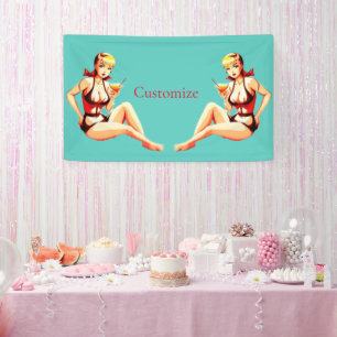 Cute Blonde Martini Bikini Girl Thunder_Cove  Banner