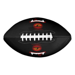 Cute blood monster face football