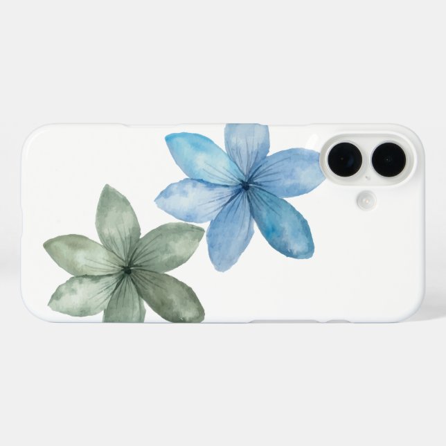 cute blue and green phone case (Back (Horizontal))