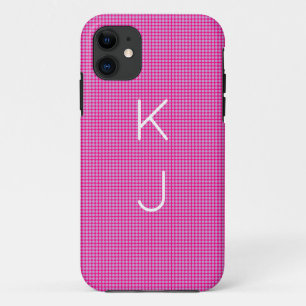 Cute Blue and Pink Dots Pattern iPhone Case