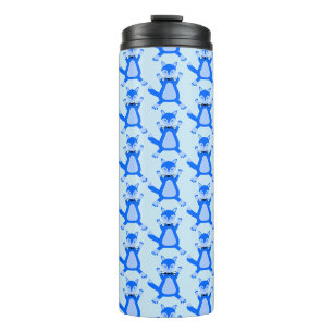 Cute Blue Baby Boy Fox Patterned Thermal Tumbler