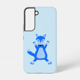 Cute Blue Baby Boy Fox Samsung Galaxy Case