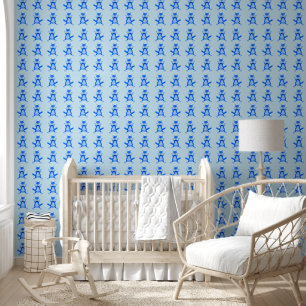 Cute Blue Baby Boy Fox Wallpaper