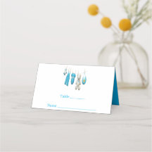 Cute Blue Baby Boy  illustration Baby Shower