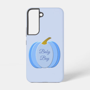 Cute Blue Baby Boy Pumpkin Custom Samsung Galaxy Case
