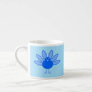 Cute Blue Baby Boy Thanksgiving Turkey Espresso Cup