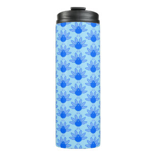 Cute Blue Baby Boy Thanksgiving Turkey Patterned Thermal Tumbler
