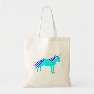 Cute Blue Baby Boy Unicorn Tote Bag