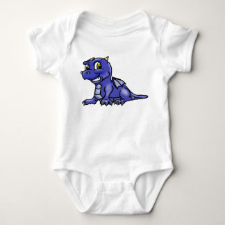 Cute Blue Baby Dragon Bodysuit