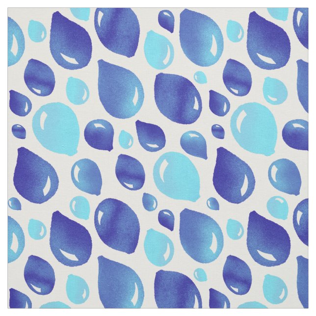 Cute Blue Balloon Pattern Kids  Fabric (Swatch)