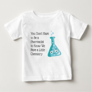 Cute Blue Beaker Pharmacist Chemist Baby T-Shirt