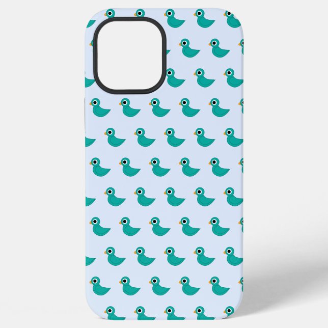 Cute blue bird iPhone case (Back)