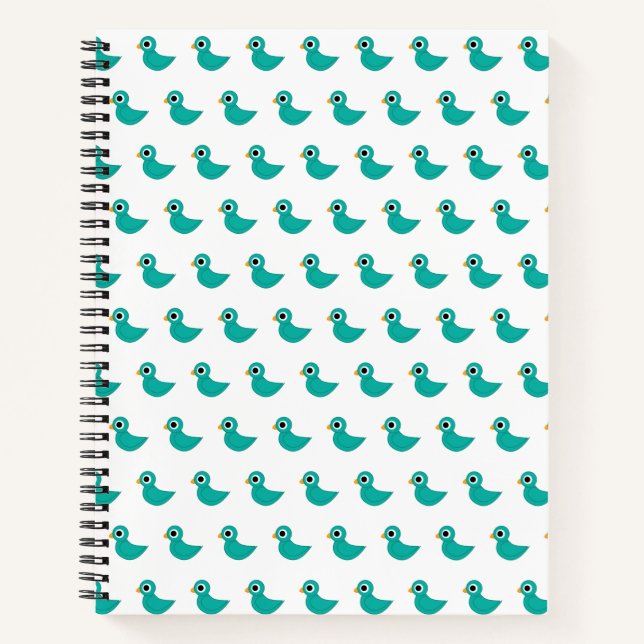 Cute blue bird notebook (Front)