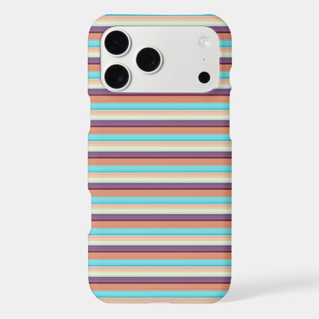 Cute blue brown stripes  (Back)