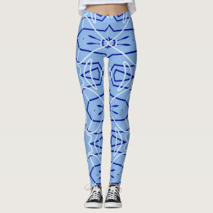 Cute blue colour trendy "Ratti_Creative_Arts" Leg Leggings