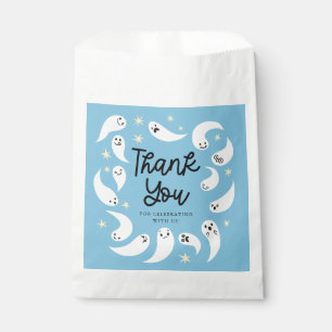 Cute Blue Ghost Baby Shower Favour Bag