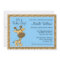 Cute Blue Giraffe Boy Baby Shower