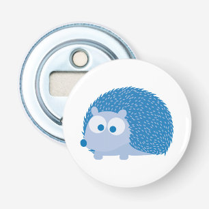 Cute Blue Hedgehog Bottle Opener