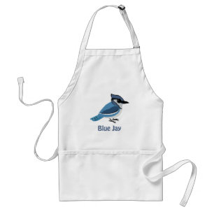 Cute Blue Jay Standard Apron