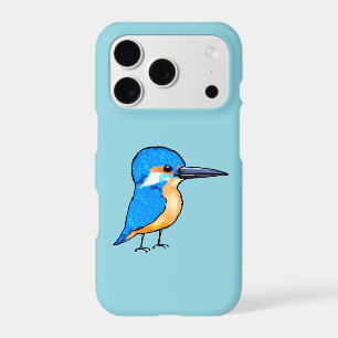 Cute Blue Kingfisher Bird Art
