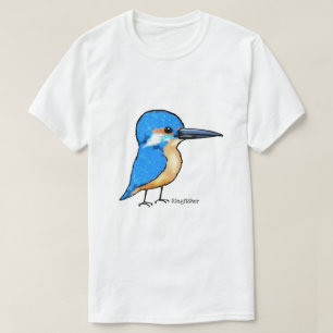 cute blue kingfisher bird T-Shirt
