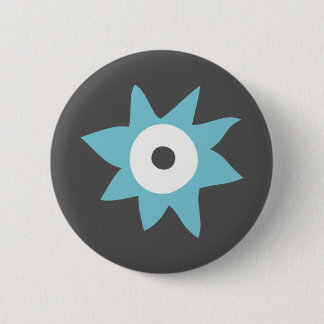 Cute Blue Monster Badge