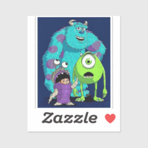 Cute Blue Monster Illustration Kids Party Paper Cu