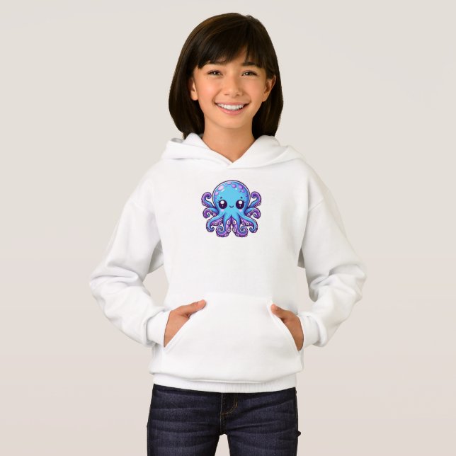 Cute blue octopus (Front Full)