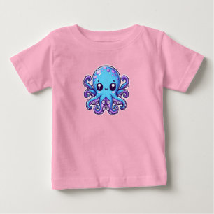 Cute blue octopus baby T-Shirt
