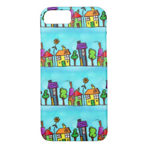 Cute  Blue Real Estate Agent  iPhone 8/7 Case