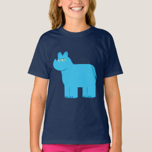 Cute Blue Rhino T-Shirt