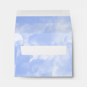 Cute Blue Sky Cloud Themed Envelope