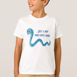 Cute Blue Snake t-Shirt for kids