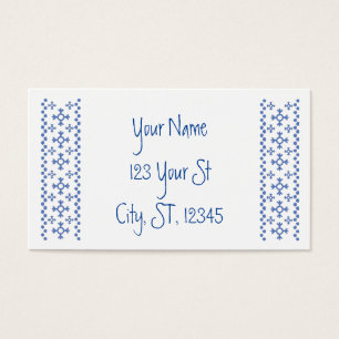 Cute Blue Snowflakes Pattern Thunder_Cove