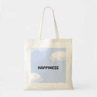Cute blue tote bag