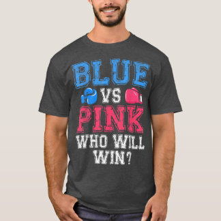 Cute Blue vs Pink Gender Reveal Party Boxing Boxer T-Shirt