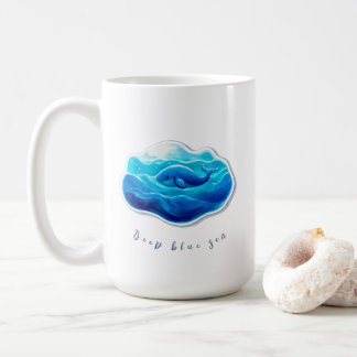 Cute Blue Whale Coffee Mug