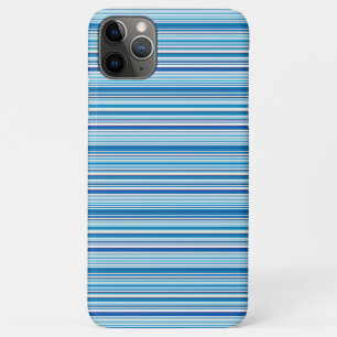 Cute blue white stripes iPhone 11 pro max case