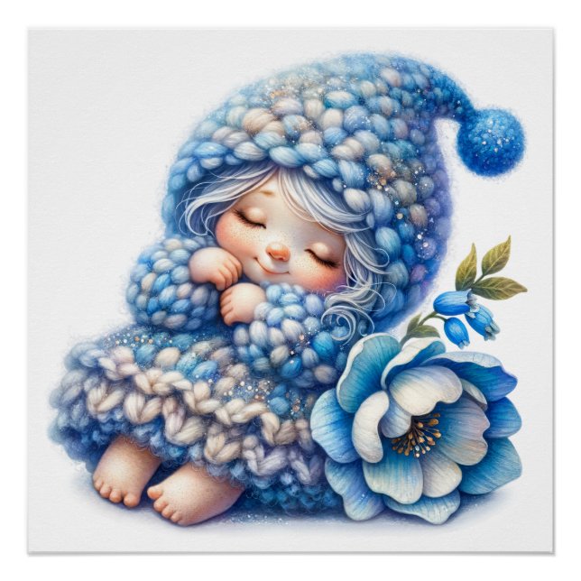 Cute Bluebell Fairy Poster (Front)