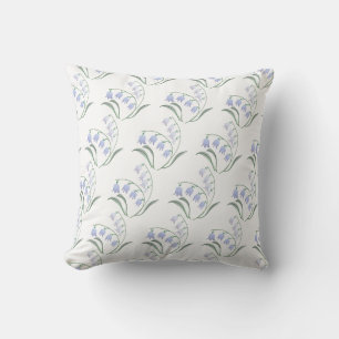  Cute Bluebells Watercolor  Cushion