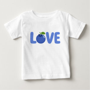 Cute Blueberry LOVE Kids T-Shirt