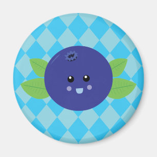 Cute Blueberry Magnet
