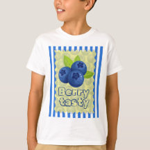 Cute Blueberry Pun Illustration