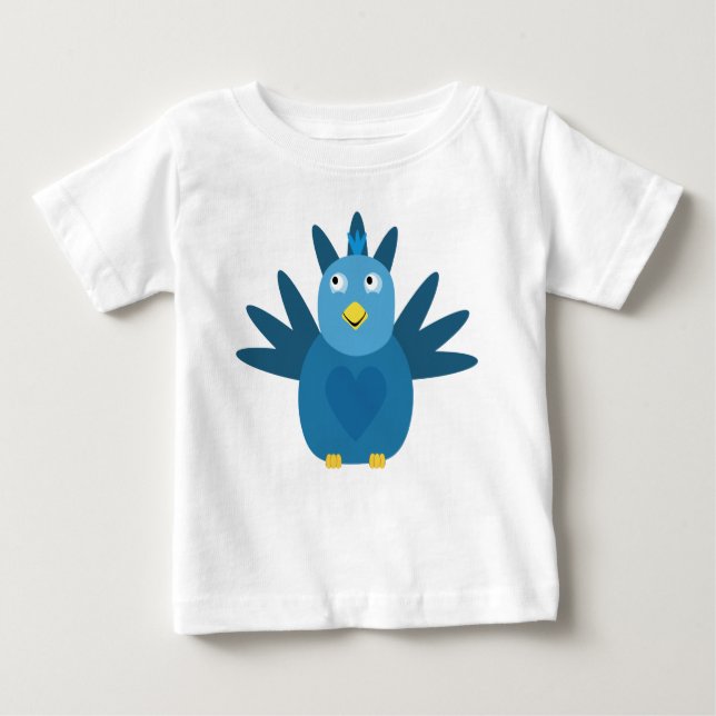 Cute Bluebird Baby Shirt (Front)