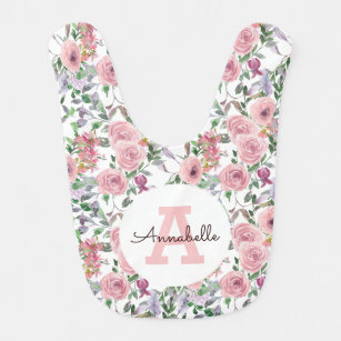 monogrammed bibs