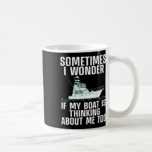 Cute Boating Art For Men Women Boat Captain Sailbo Coffee Mug