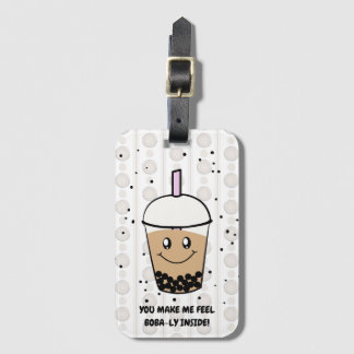 Cute Boba Bubble Tea Pun Luggage Tag