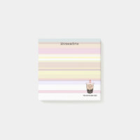 Cute Boba Milk Tea Pun Post-it Notes
