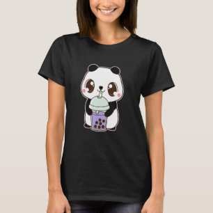 Cute Boba Panda Bear Taro Bubble Pearl Milk Tea 1 T-Shirt